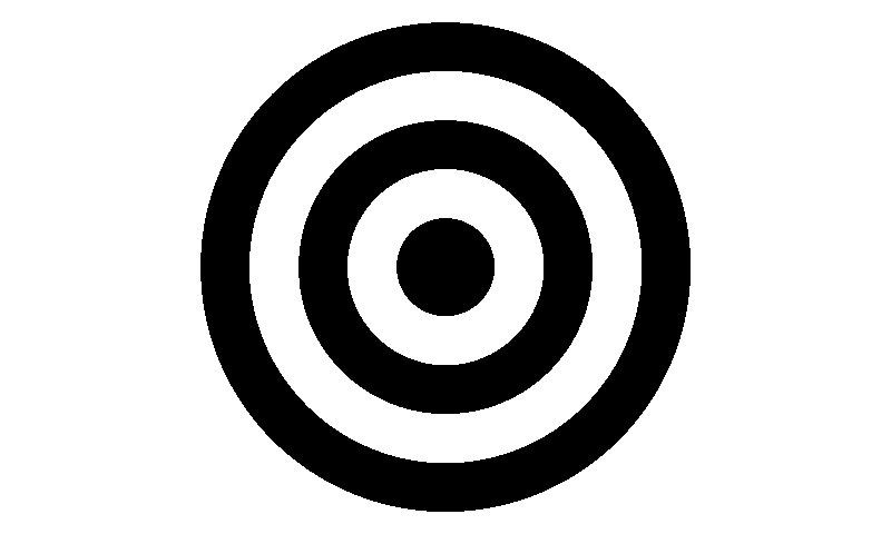 High Contrast: Bullseye